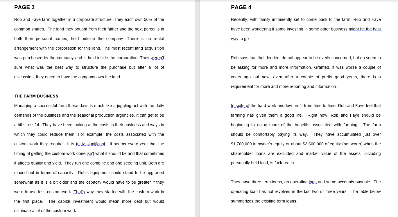 from this whole case study I need to know these