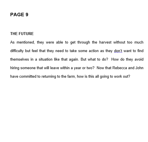 from this whole case study I need to know these