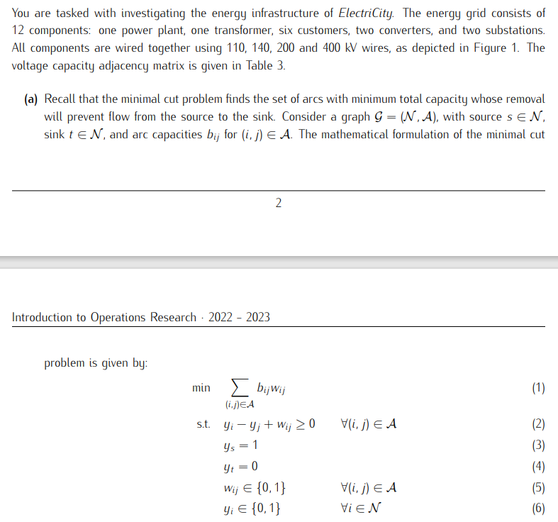 You are tasked with investigating the energy