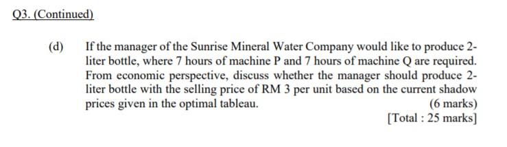 I want the solution NOW please!!! Q3. Sunrise