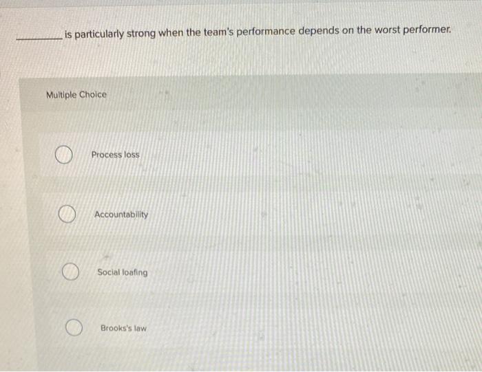 is particularly strong when the team's