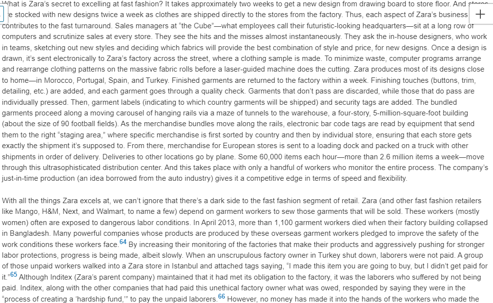 I need help with these questions! Fast Fashion