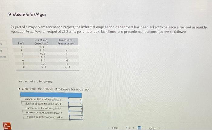 just need help with part E please, have yet to