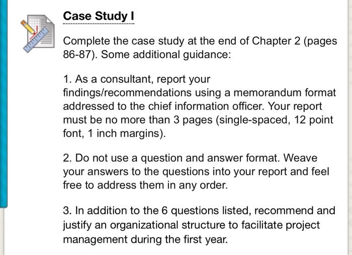 CASE STUDY CREATING A METHODOLOGY Background John