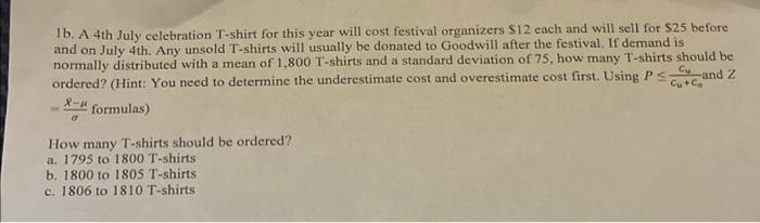 1b. A 4th July celebration T-shirt for this year