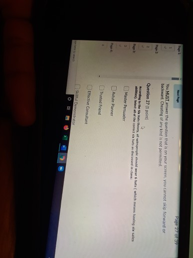 Page 1 Page 270139 You MUST answer the question