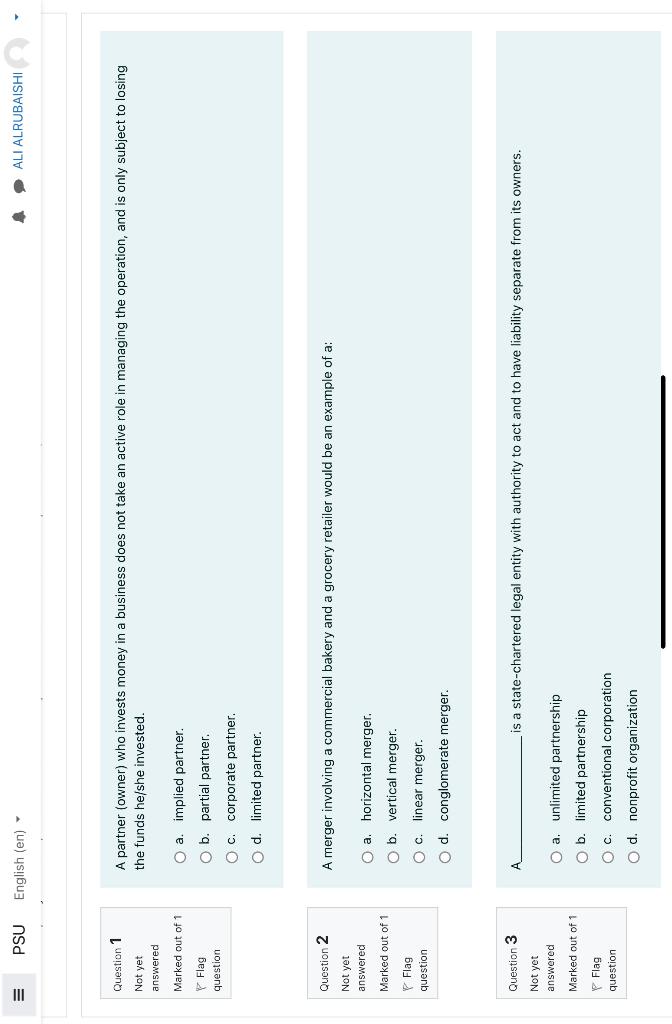 a. implied partner. b. partial partner. c.