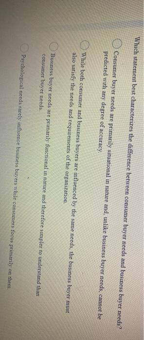 Which statement best characterizes the difference