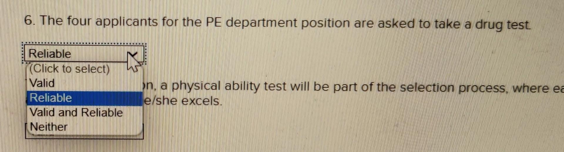 Is It Valid and Reliable? Several generic