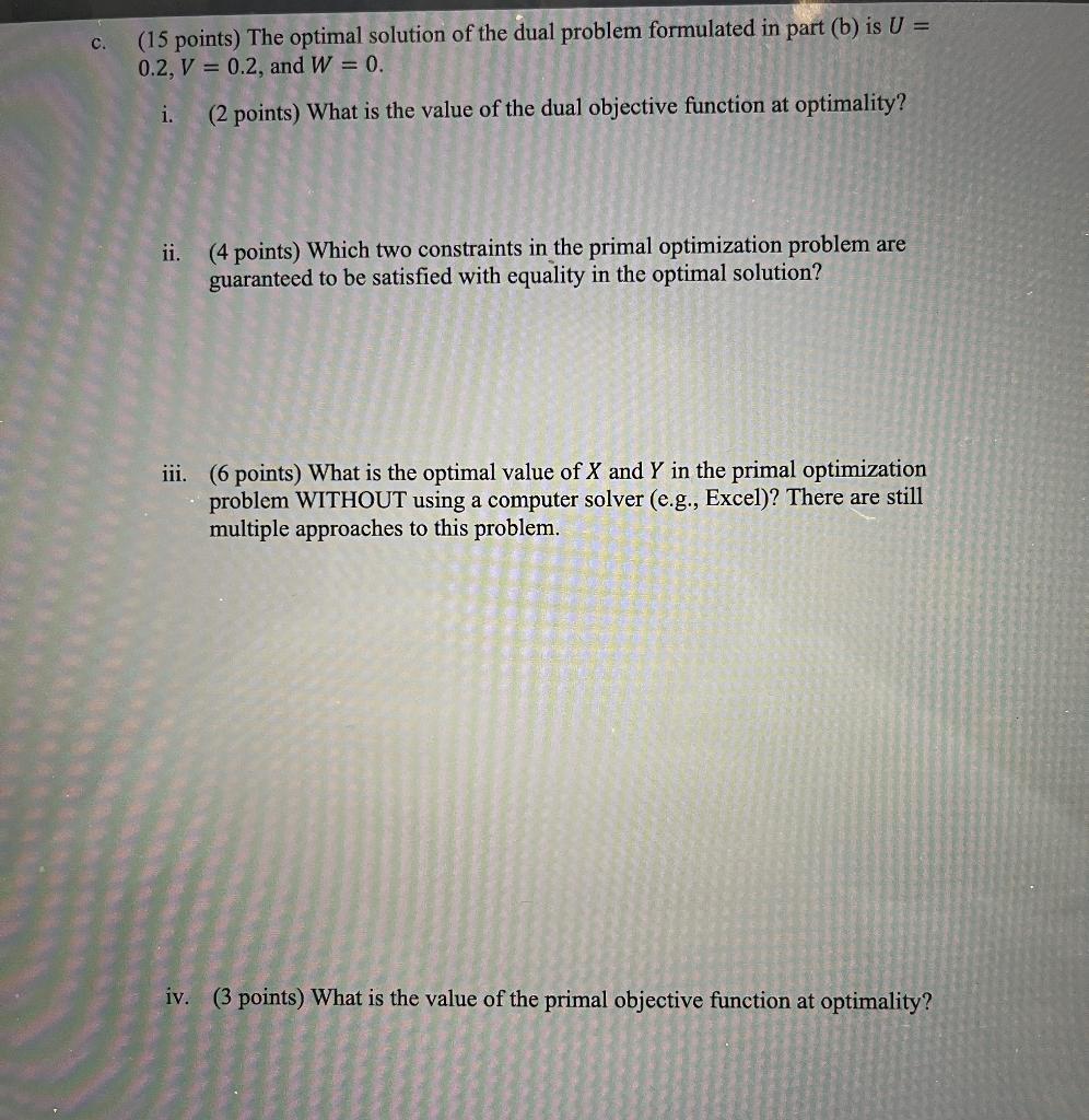 Problem 3 (28 points) Consider the following