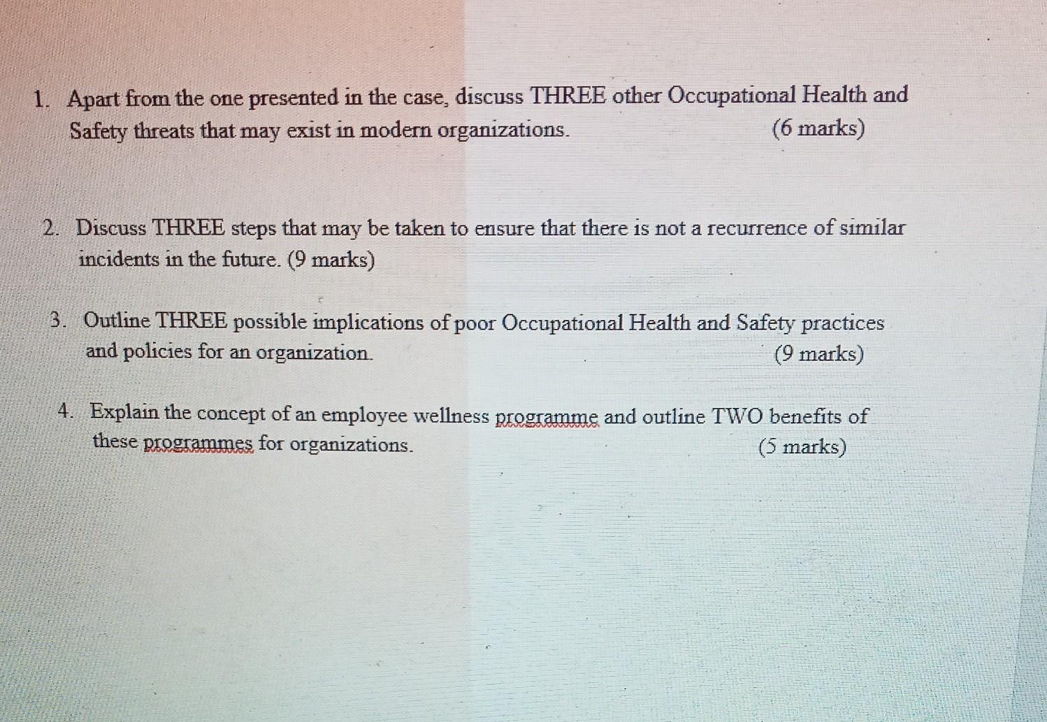 A 26-year-old newly employed worker (the victim)