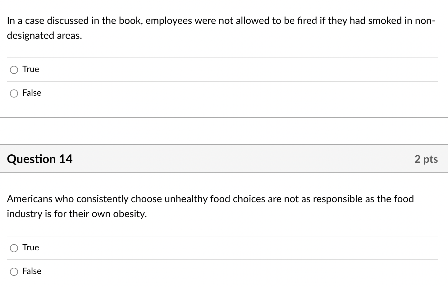 In a case discussed in the book, employees were