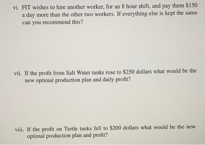 please solve with the given information 2. Fish