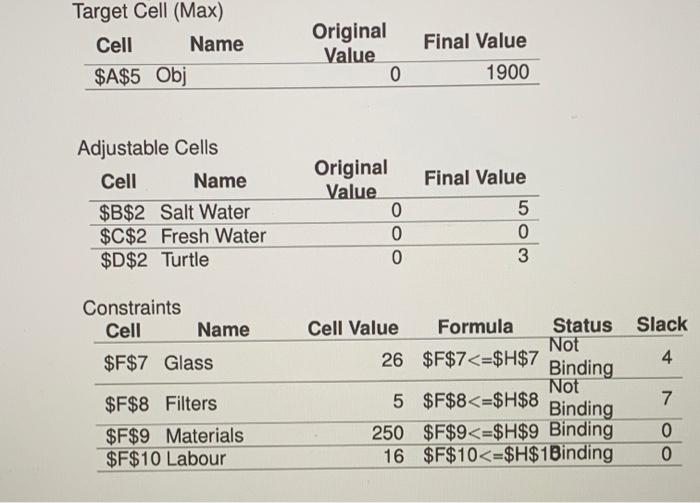 please solve with the given information 2. Fish