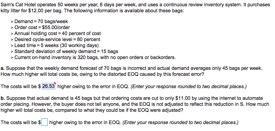 M3 Assignment 3 Problem 14 A) is correct Sam's