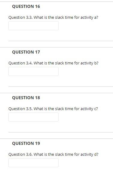 QUESTION 14 1. Problem 3. Using the information