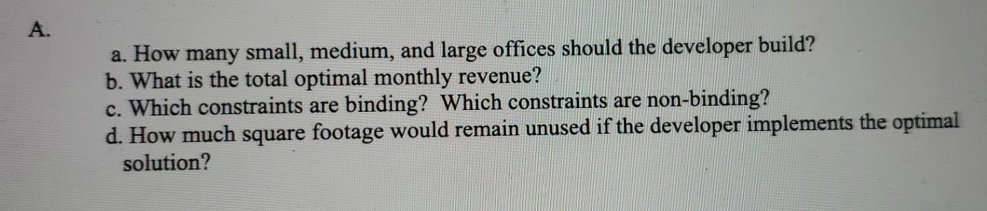 Thanks for the help A real estate developer is