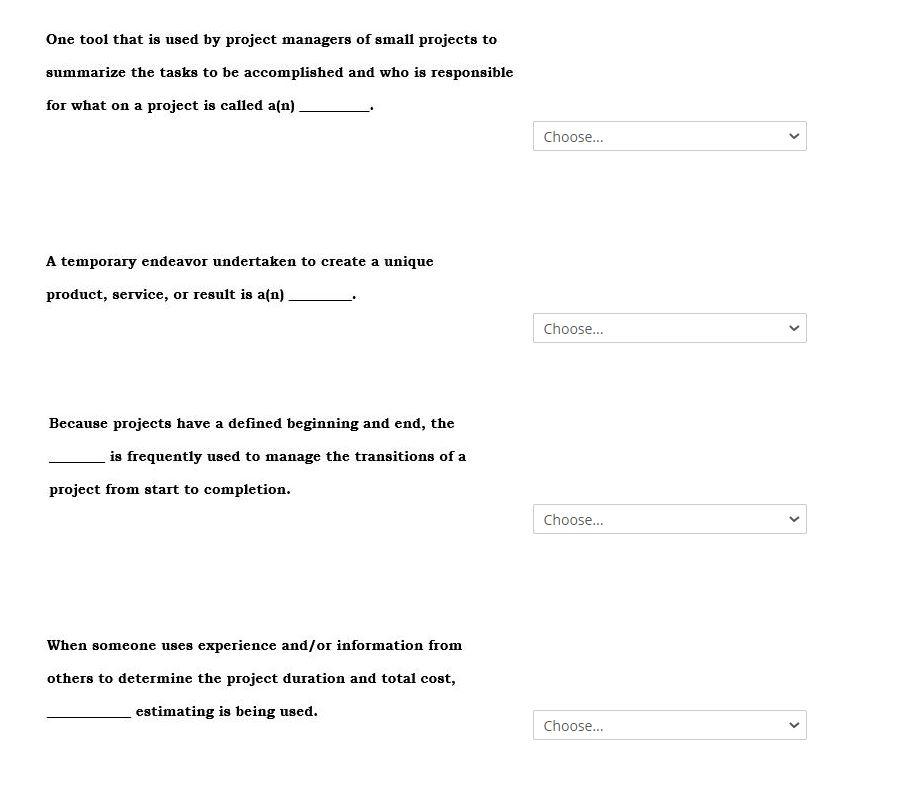 . . When specific work packages are assigned to a