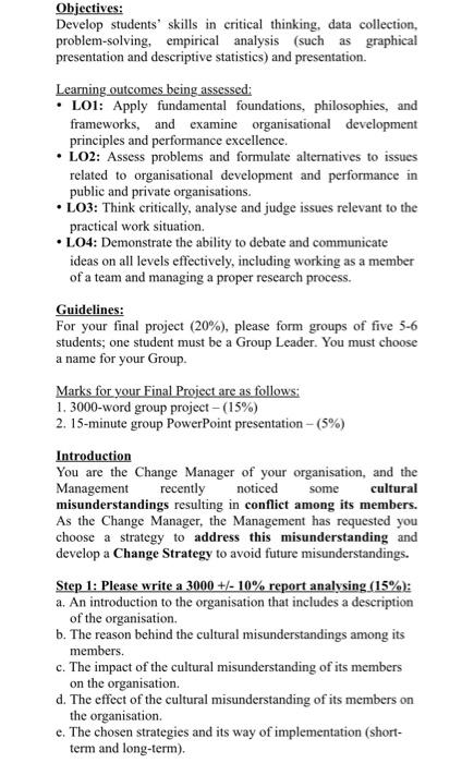 subject about: Zara Objectives: Develop students'