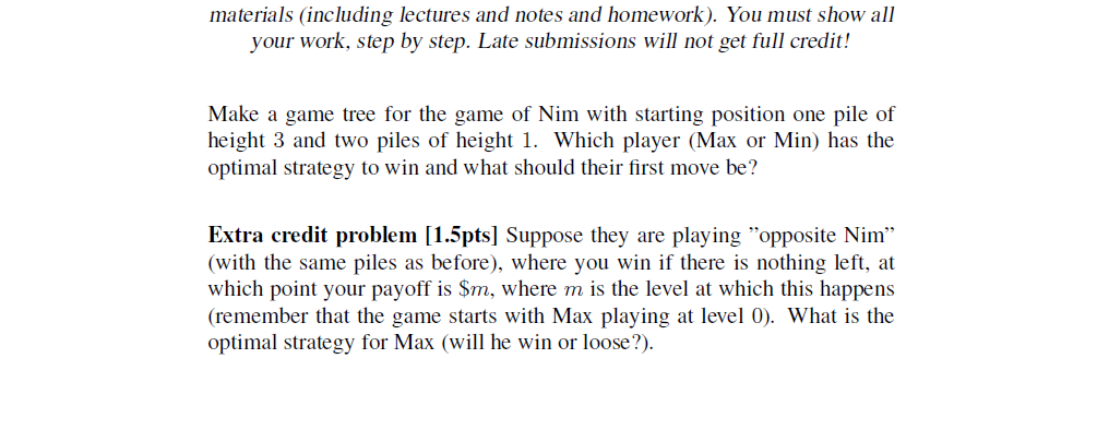 materials (including lectures and notes and