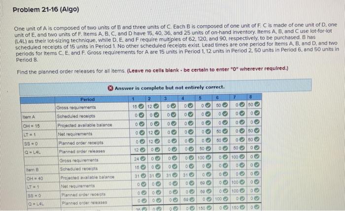 please help with the red area Problem 21-16