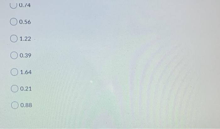 Question 10 (3 points) Given the following