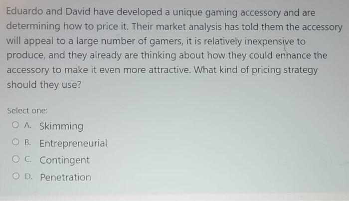 Eduardo and David have developed a unique gaming