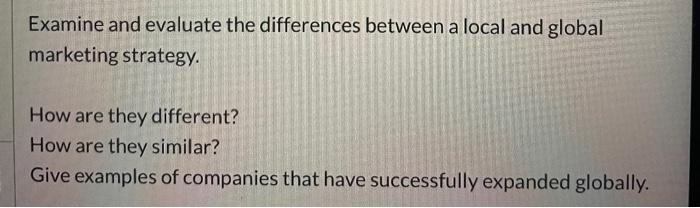 I need 800 words for this Examine and evaluate