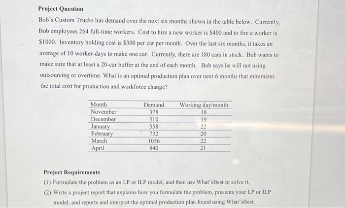 1. please create and solve LP and workout by hand
