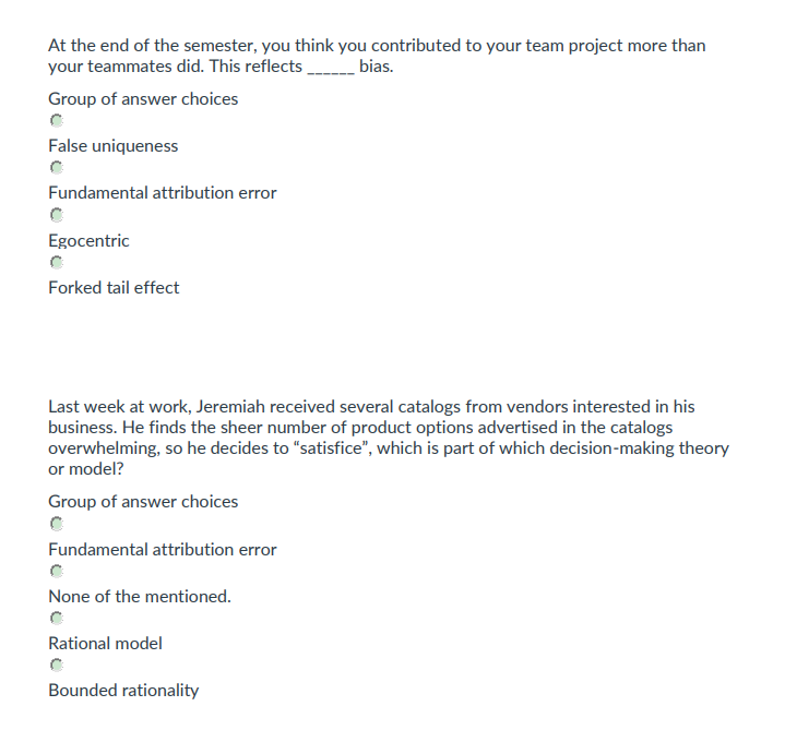 At the end of the semester, you think you