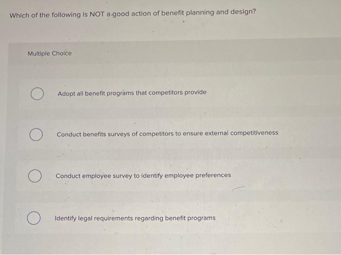 Which of the following is NOT a.good action of