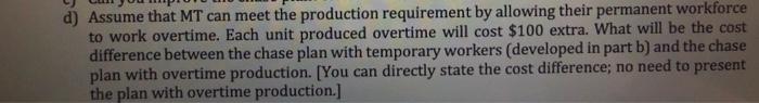 Problem 1: Martin Trailers (MT) is a manufacturer