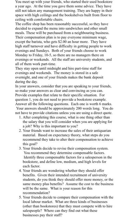 You meet up with your friends, who started their