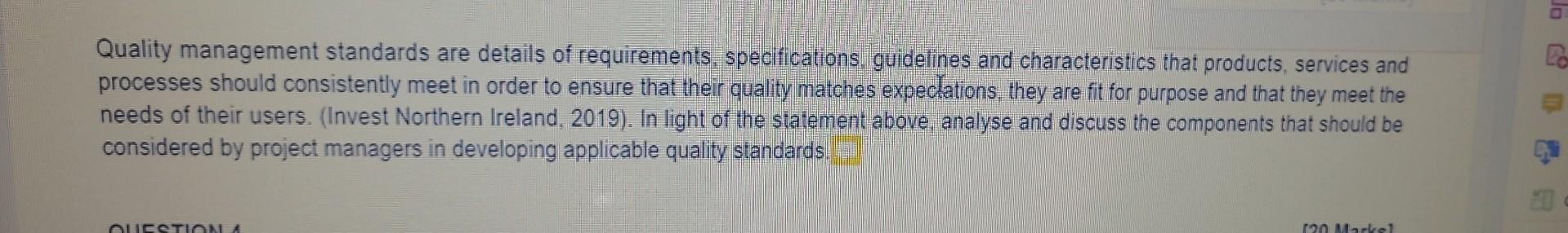 Discuss the components that should be considered