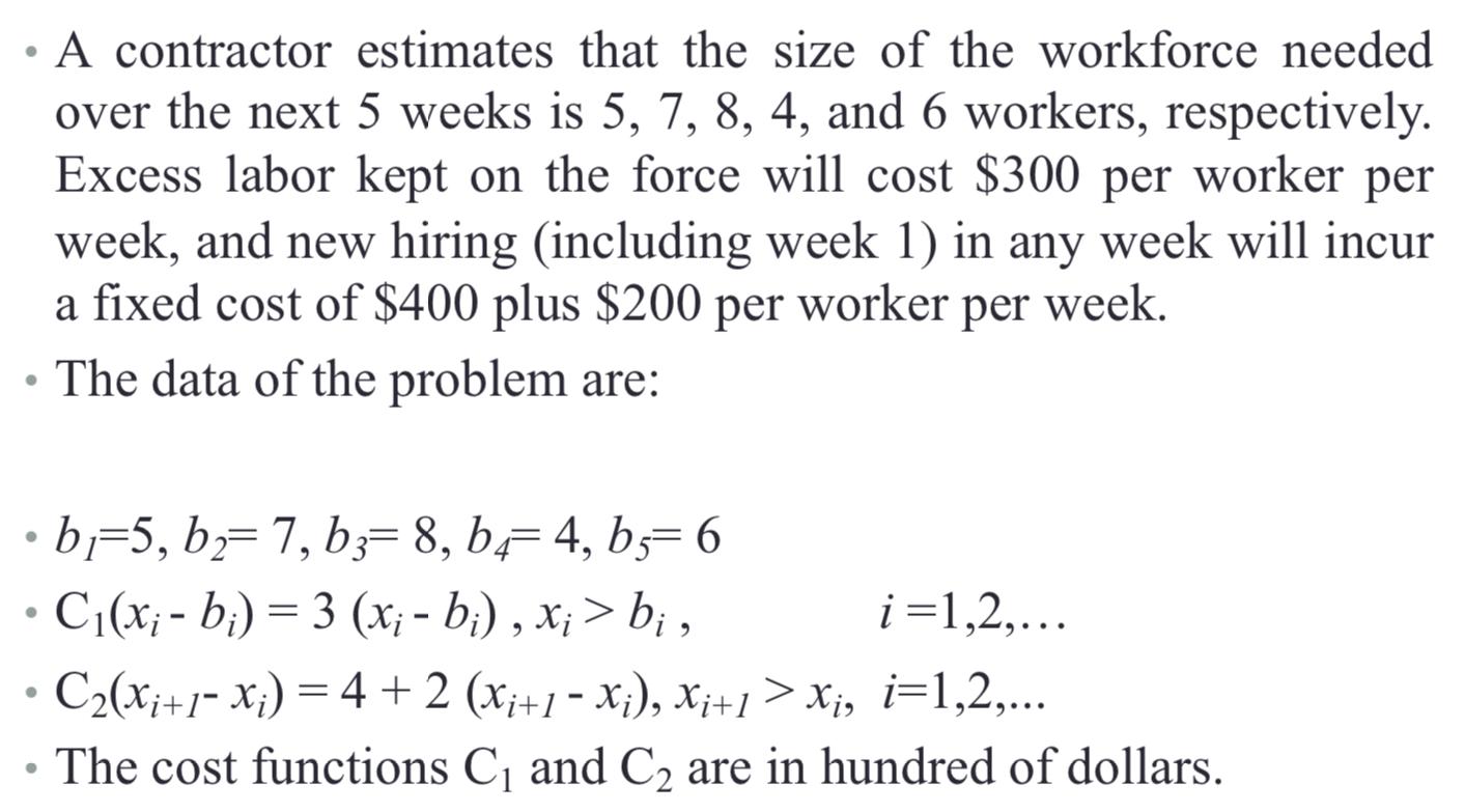 Develop the linear programming model. - A