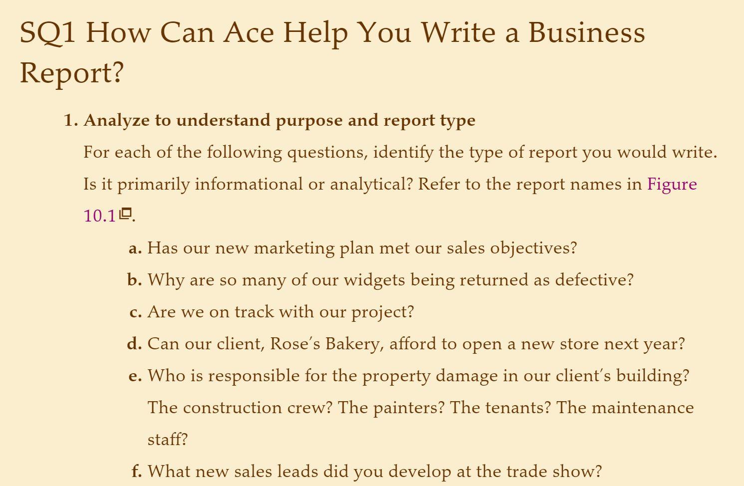 You will need to reference A-F for both