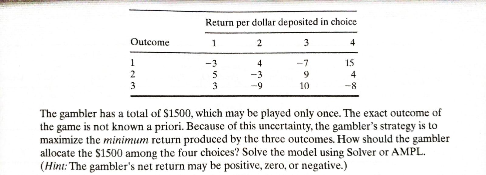 please write the decision variable object