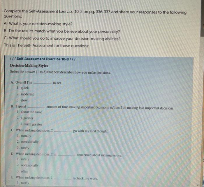 all the information provided below. Complete the