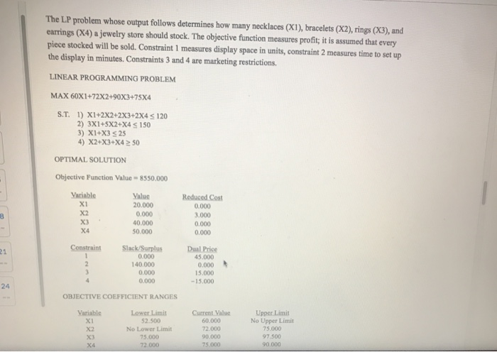 sensitivity analysis problem This is all that was