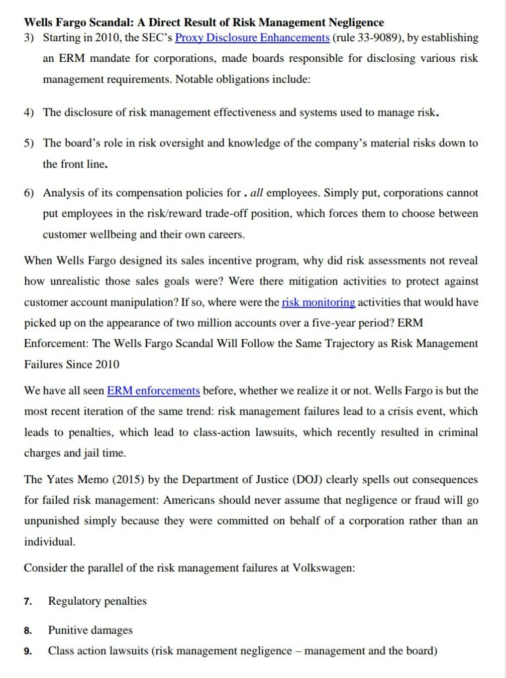 e. Question 1 The case study states a few reasons