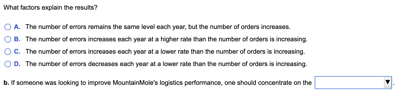 MountainMole Foods has decided to use the perfect