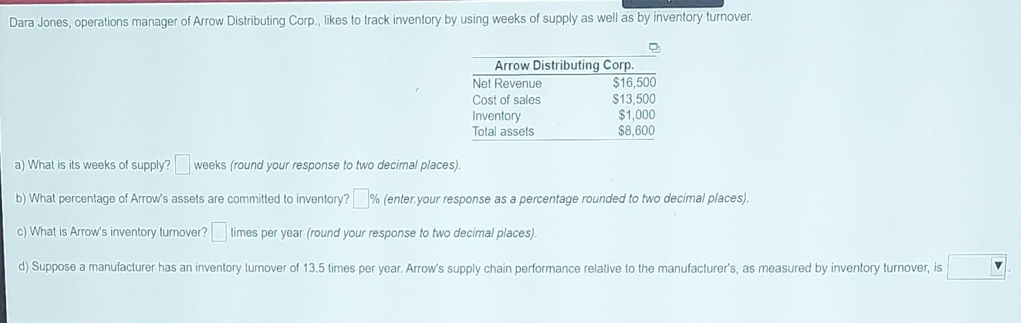 Dara Jones, operations manager of Arrow