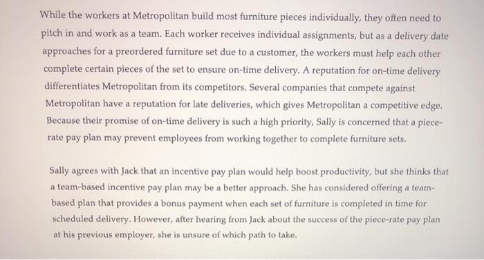 Case 1: Individual or Team Reward? Jack Hopson