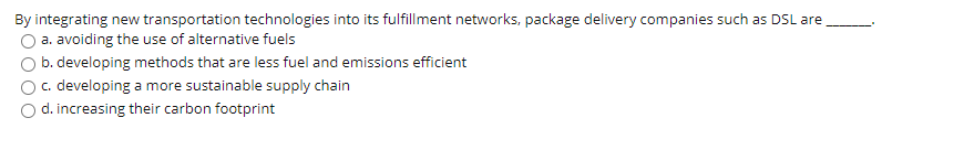 By integrating new transportation technologies