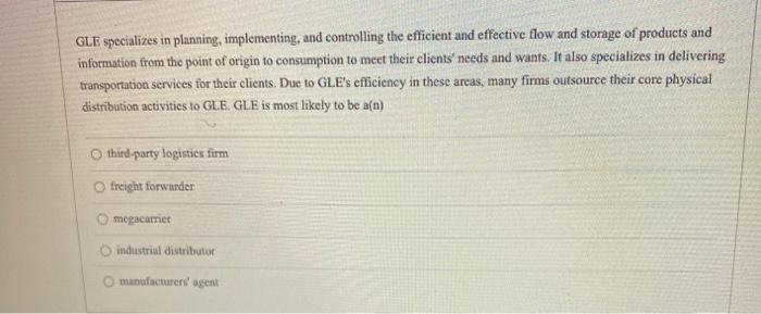 GLE specializes in planning, implementing, and