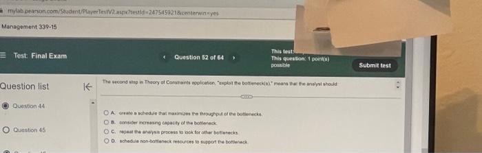 52 Duestion 44 Question 45 A. Geate a bitiodule