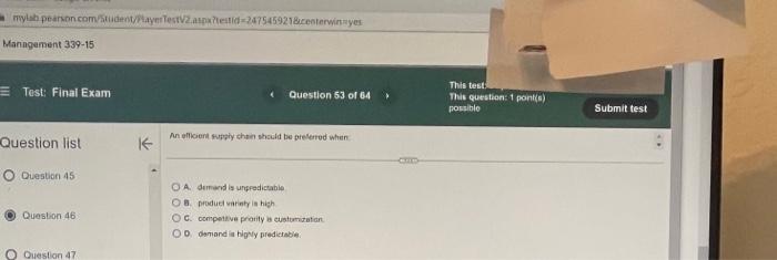 52 Duestion 44 Question 45 A. Geate a bitiodule