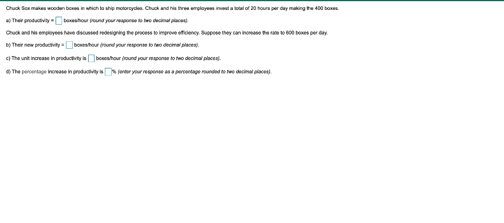 Chuck Sox makes wooden boxes which to ship