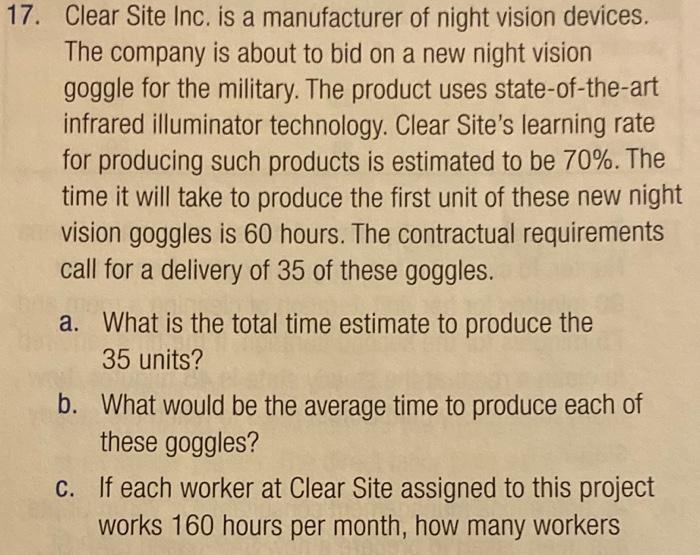 please show all work Refer to Problem E.17. The