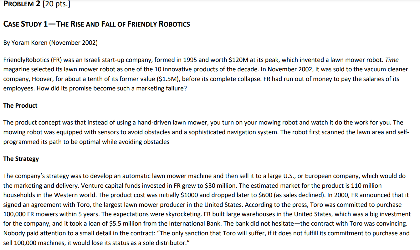 Hello! Please help me out with this case study